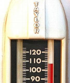 On the hottest day of the this year�s four day August heat wave, our trusty thermometer registered 108° in the shade � which was also the city�s official new August all-time high temperature.