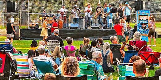 At this years Sellwood-Westmoreland PP&R Concert in the Park, the Afrobeat and Juju music of JUJUBA energized the evening in Sellwood Park.