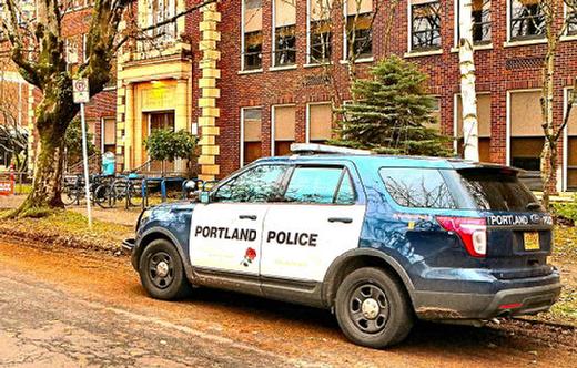 Officers from the Central Precinct, downtown, remained at Cleveland High looking into the incident for some hours in the afternoon.