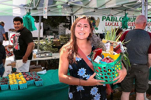 Here�s Ashley Armsby holding her prize, after being named baker of the First Place entry in the 2022 �6th Annual Pie Bake-off� competition at the Moreland Farmers Market on Saturday, August 6. 