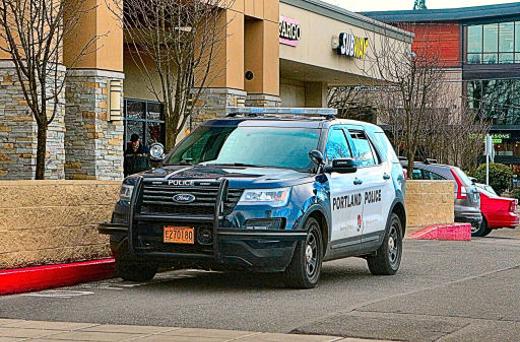 After a shoplifter accosted an employee at the Woodstock Safeway store at S.E. 45th and Woodstock Boulevard, police responded to investigate.